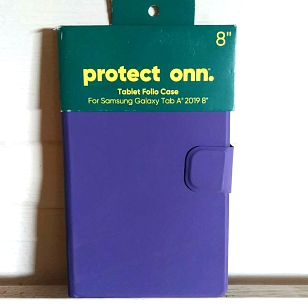 Protect Onn Tablet Folio Case Samsung Galaxy Tab A color purple